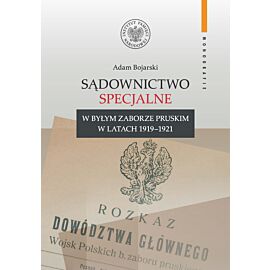 Sądownictwo specjalne w byłym zaborze pruskim w latach 1919–1921