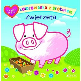 Kolorowanka z brokatem.