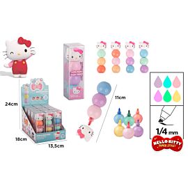 Zakreślacz w kulce Hello Kitty 3 kolory 1szt.mix