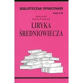 Biblioteczka Opracowań Liryka średniowiecza
