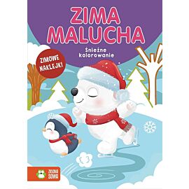 Zima malucha. Śnieżne kolorowanie