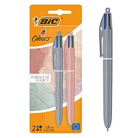 Długopis BIC 4 Colours Mineral Tones blister 2szt.mix kolorów