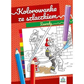 Zawody. Kolorowanka ze szlaczkiem