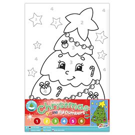 Malowanie po numerach Xmass 30x20 Choinka