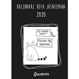 Kot Jaśniepan - Kalendarz książkowy kota Jaśniepana