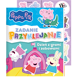 Peppa Pig. Zadanie przyklejanie