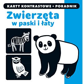 Kapitan Nauka. Karty kontrastowe i poradnik. Zwierzęta w paski i łaty