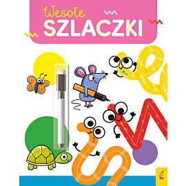 Wesoła nauka. Wesołe szlaczki. Flamaster suchościeralny