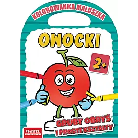 Owocki. Kolorowanka maluszka