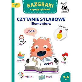 Bazgraki czytają sylabami. Czytanie sylabowe. Elementarz