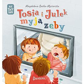 Tosia i Julek myją zęby. (Nie) tacy sami