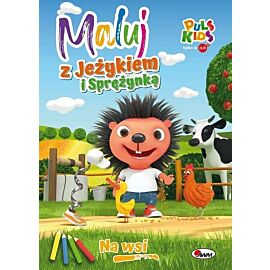 Na wsi. Maluj z jeżykiem i sprężynką