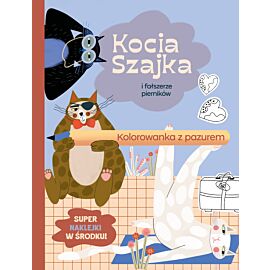 Kocia Szajka i fałszerze pierników. Kolorowanka z pazurem