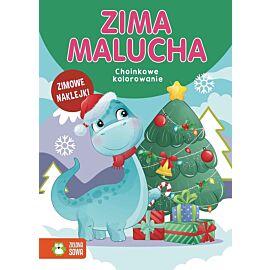 Zima malucha. Choinkowe kolorowanie
