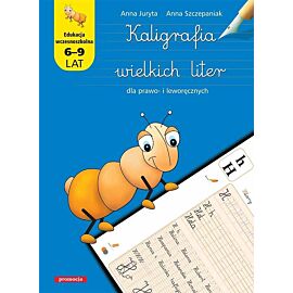 Kaligrafia wielkich liter dla prawo- i leworęcznych
