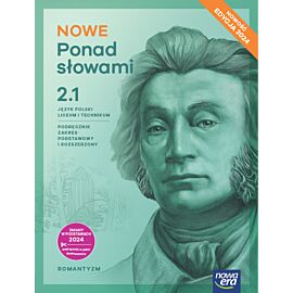 Nowa Ponad słowami  Język Polski podręcznik 2 liceum i technikum zakres podstawowy i rozszerzony część 1 EDYCJA 2025