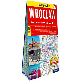 Wrocław papierowy plan miasta 1:22 500