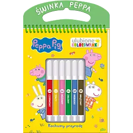 Peppa Pig. Ulubione kolorowanki cz. 2 Kochamy przyrodę