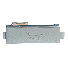 Saszetka mini z gumką na zeszyt Sharky light gray