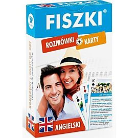 Fiszki rozmówki angielskie + karty do gry tw