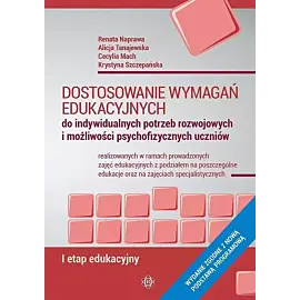 Dostosowanie wymagań edukacyjnych do indywidualnych potrzeb rozwojowych i możliwości psychofizycznych uczniów. I etap edukacyjny