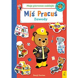 Miś Pracuś. Zawody. Książka z naklejkami