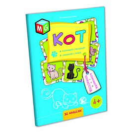 Kot kolorowanka edukacyjna