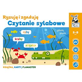Czytanie sylabowe. Rysuję i zgaduję. Kapitan Nauka