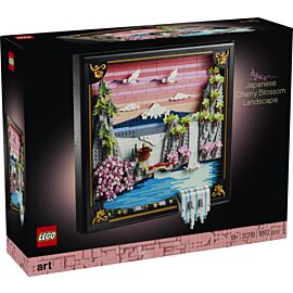 LEGO Art Japoński krajobraz z kwitnącą wiśnią 31218