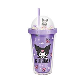 Kubek z rurką 450ml Kuromi