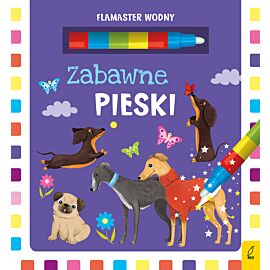 Flamaster wodny. Zabawne pieski