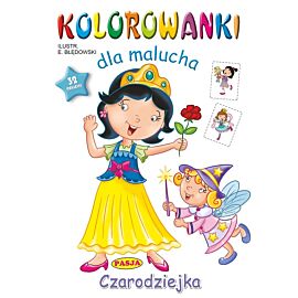 Czarodziejka. Kolorowanki dla malucha