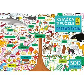 Drzewo życia. Puzzle 300 elem. + książka