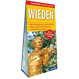Wiedeń laminowany map&guide 2w1 przewodnik i mapa