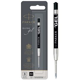 Wkład żelowy do długopisu Parker czarny (M) 1 sztuka na blistrze 1950344