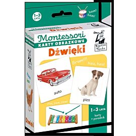 Montessori. Karty obrazkowe Dźwięki (1-3 lata). Kapitan Nauka