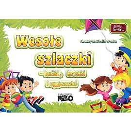 Wesołe szlaczki buźki, kreski i zygzaczki