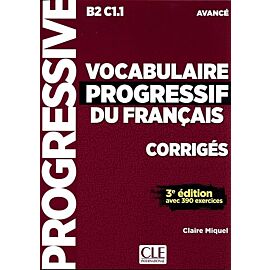 Vocabulaire Progressif du Francais Avance klucz Poziom B2-C1.1