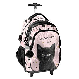Plecak na kółkach Black Cat PP26BC-997