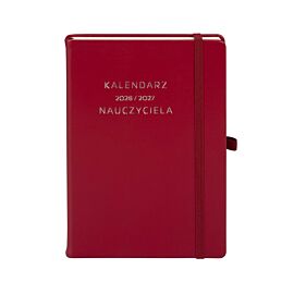 Kalendarz Nauczyciela 2026/2027 A5 TDW bordowy