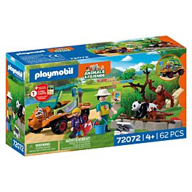 Playmobil Zoo Opiekun zwierząt z pojazdem 72072