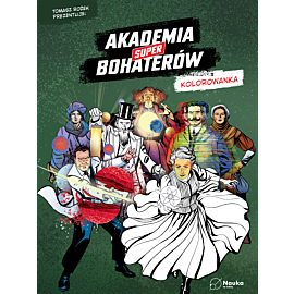 Akademia Superbohaterów - kolorowanka