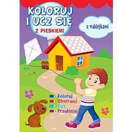 Koloruj i ucz się z pieskiem