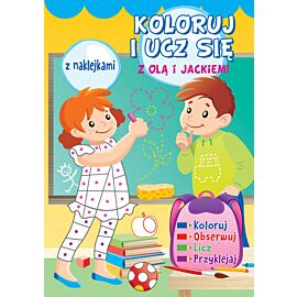 Koloruj i ucz się z Olą i Jackiem