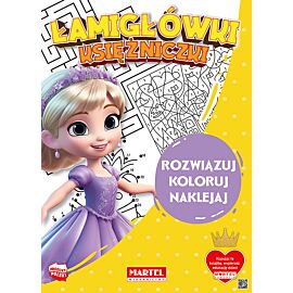 Łamigłówki księżniczki z naklejkami
