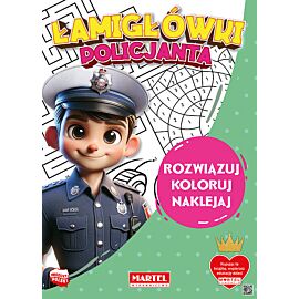 Łamigłówki policjanta z naklejkami