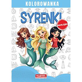 Syrenki. Kolorowanka z naklejkami