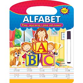 Alfabet. Pisz, wycieraj i pisz od nowa!