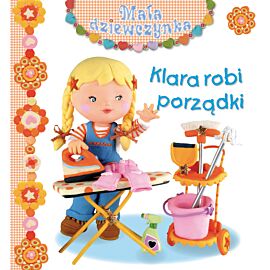 Klara robi porządki. Mała dziewczynka