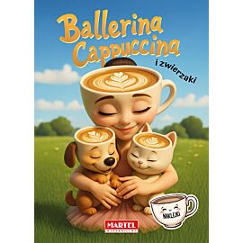 Ballerina Cappuccina i zwierzaki. Kolorowanka z naklejkami